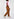 Brown tailored mid-rise pants Faume - seconde main