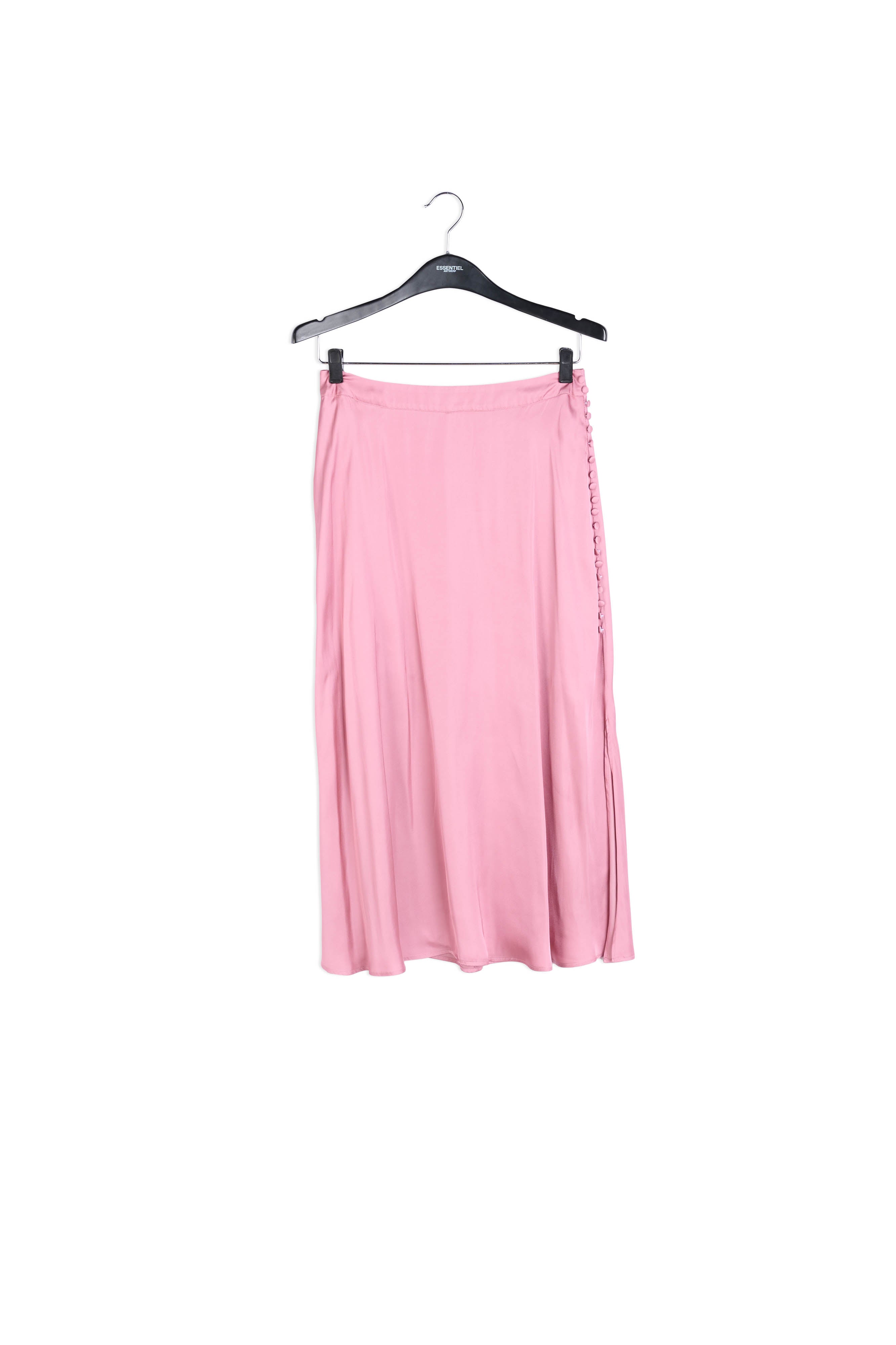 Dusty pink midi skirt RE—SSENTIEL | Essentiel second hand