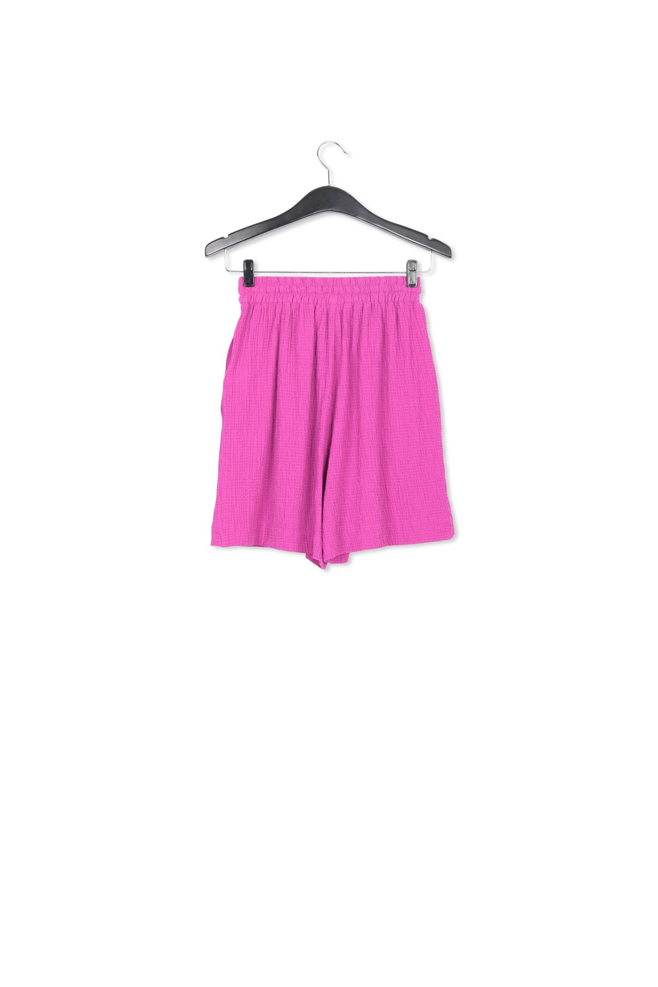 Purple seersucker shorts RE—SSENTIEL | Essentiel second hand