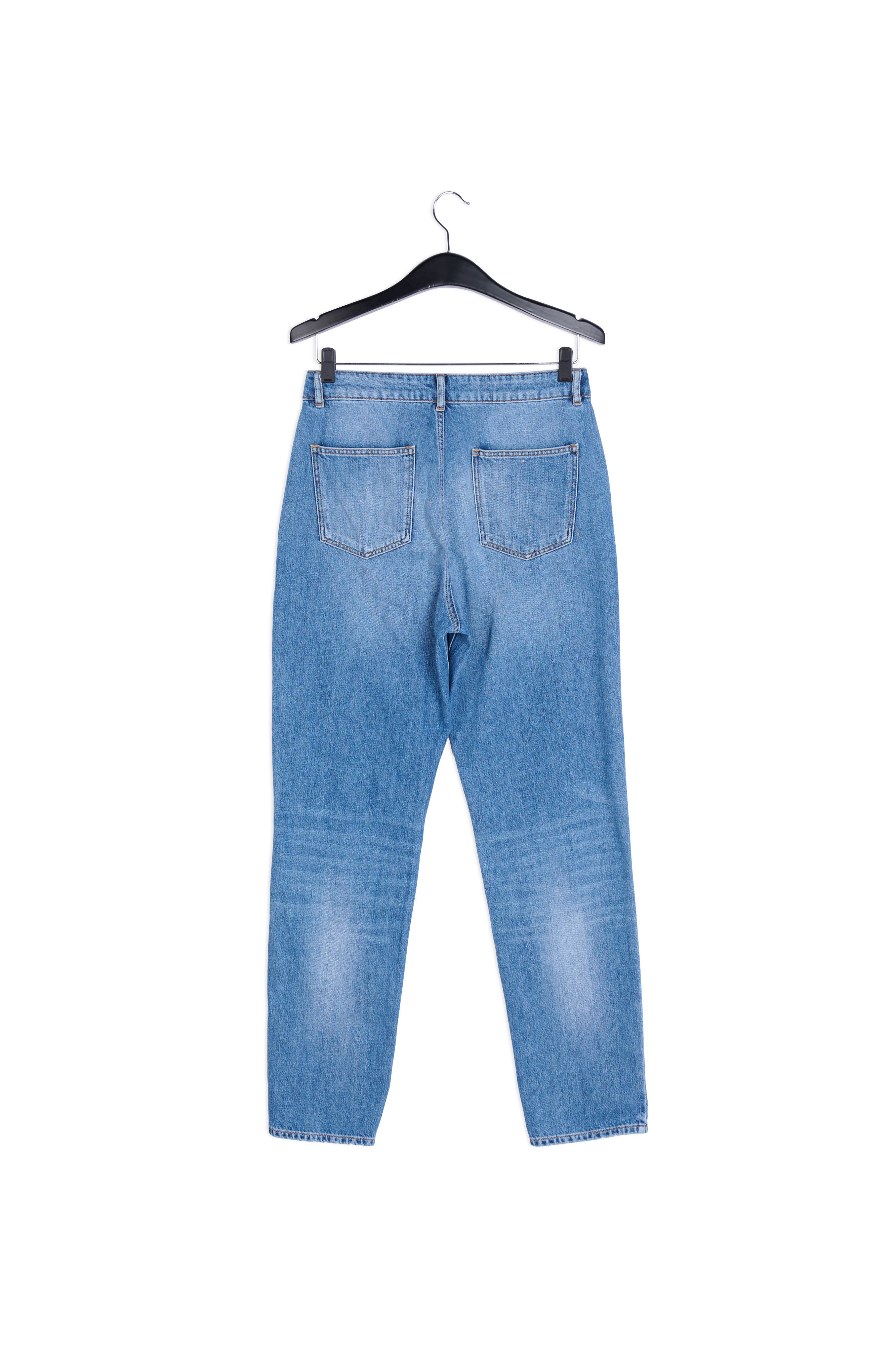 Loose-fit distressed blue jeans RE—SSENTIEL | Essentiel second hand