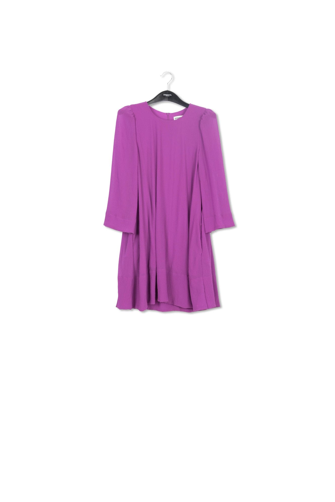 Purple mini dress with padded shoulders RE—SSENTIEL | Essentiel second hand