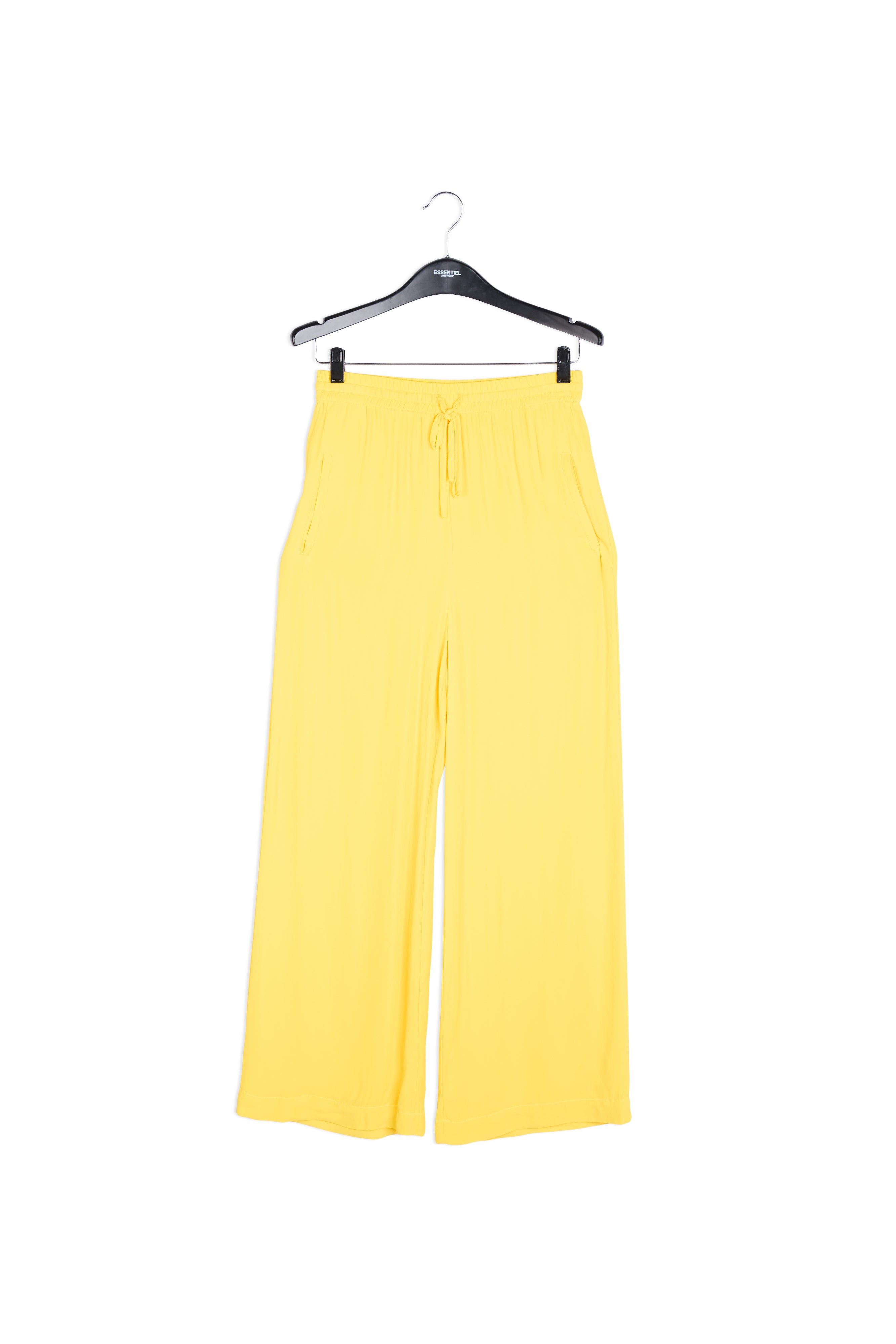 Yellow wide-leg pants RE—SSENTIEL | Essentiel second hand