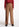 Pantalon à carreaux marron aux jambes larges Faume - seconde main