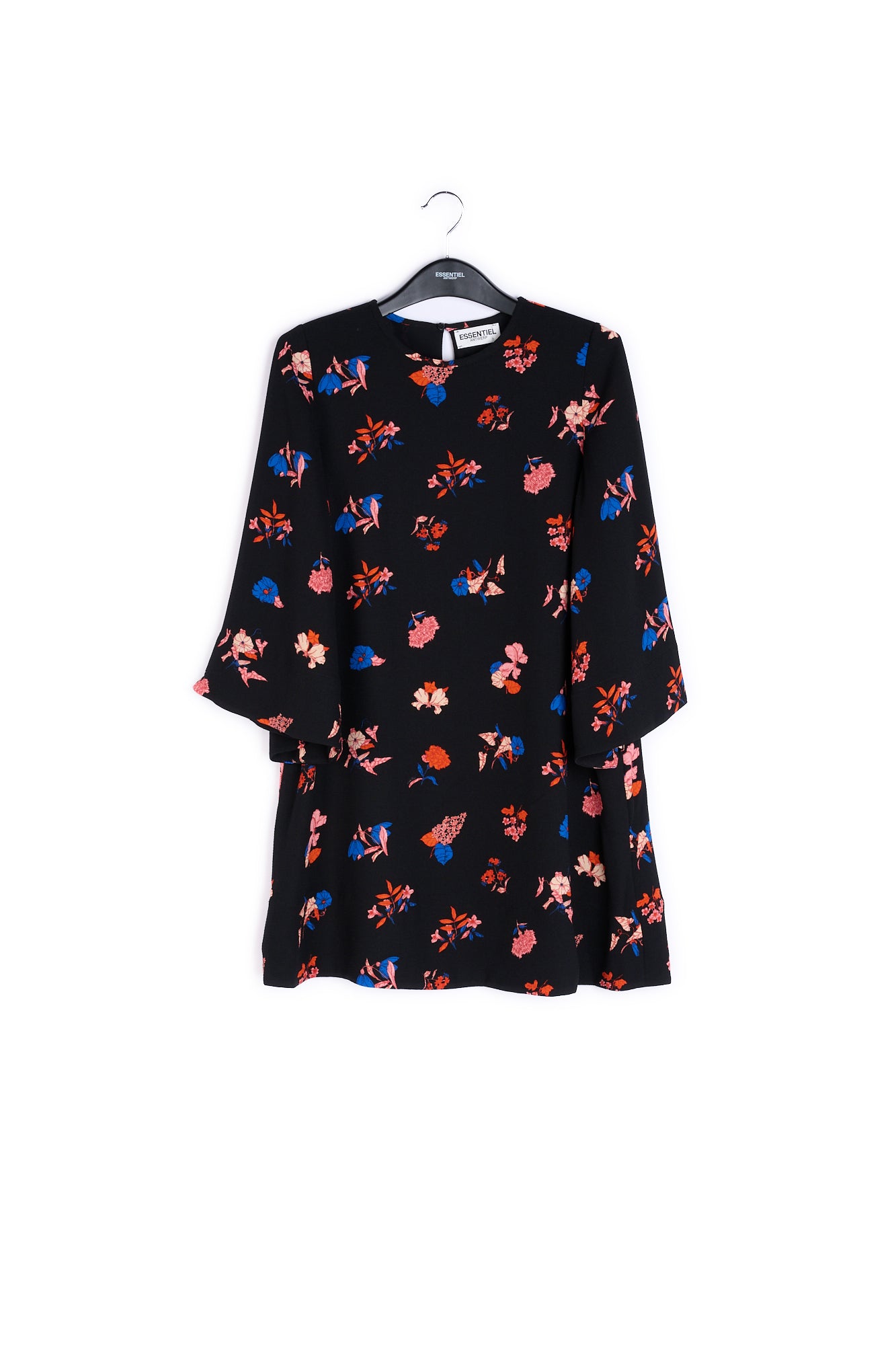 Off white dress with flared sleeves RE—SSENTIEL | Essentiel second hand