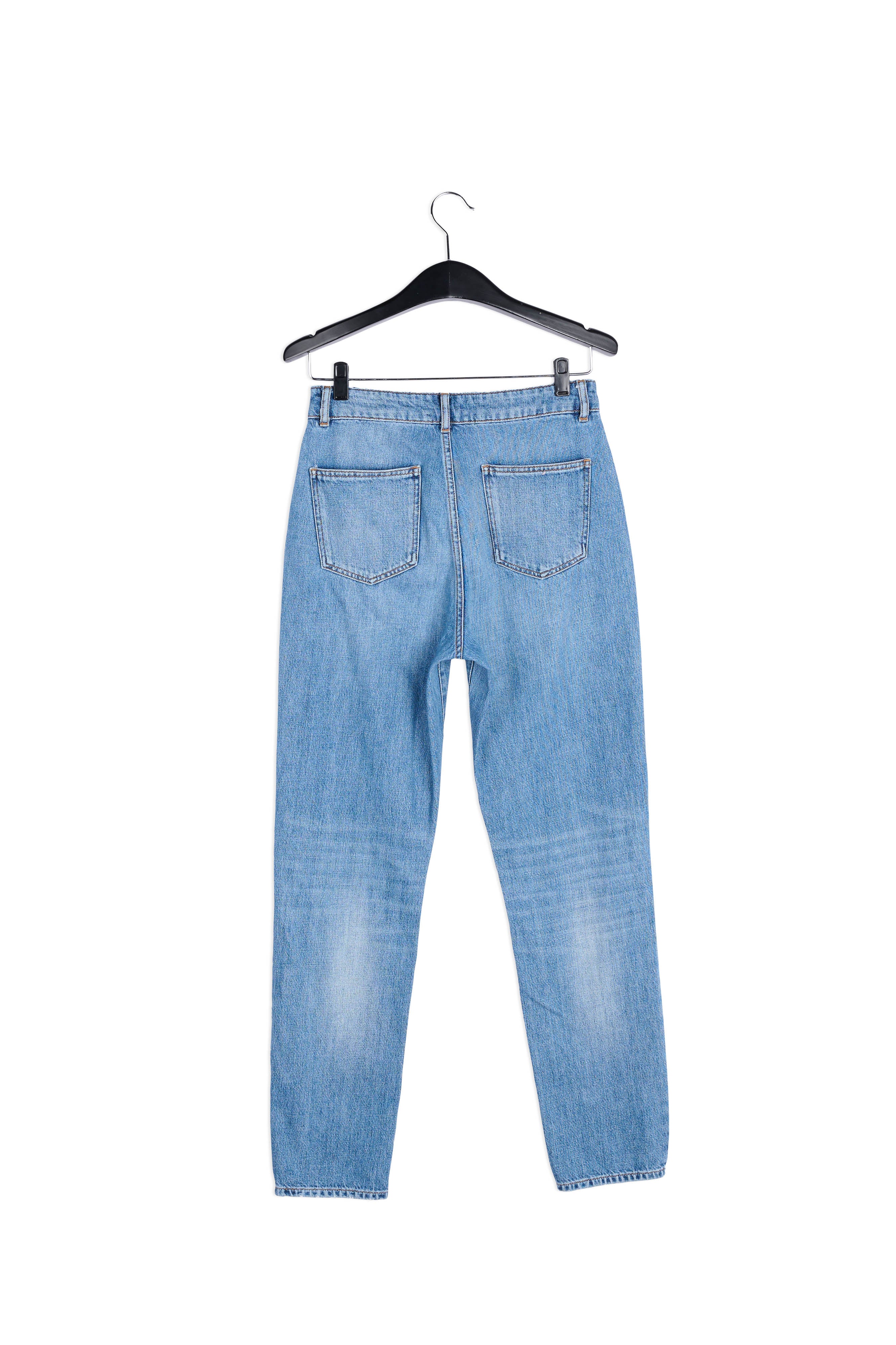 Loose-fit distressed blue jeans RE—SSENTIEL | Essentiel second hand