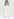 Green and white striped t-shirt with future print Faume - seconde main