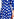 Blue and white heart print a-line dress Faume - seconde main