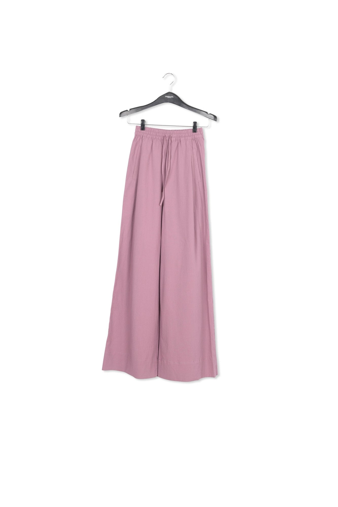 Mauve wide-leg pants RE—SSENTIEL | Essentiel second hand