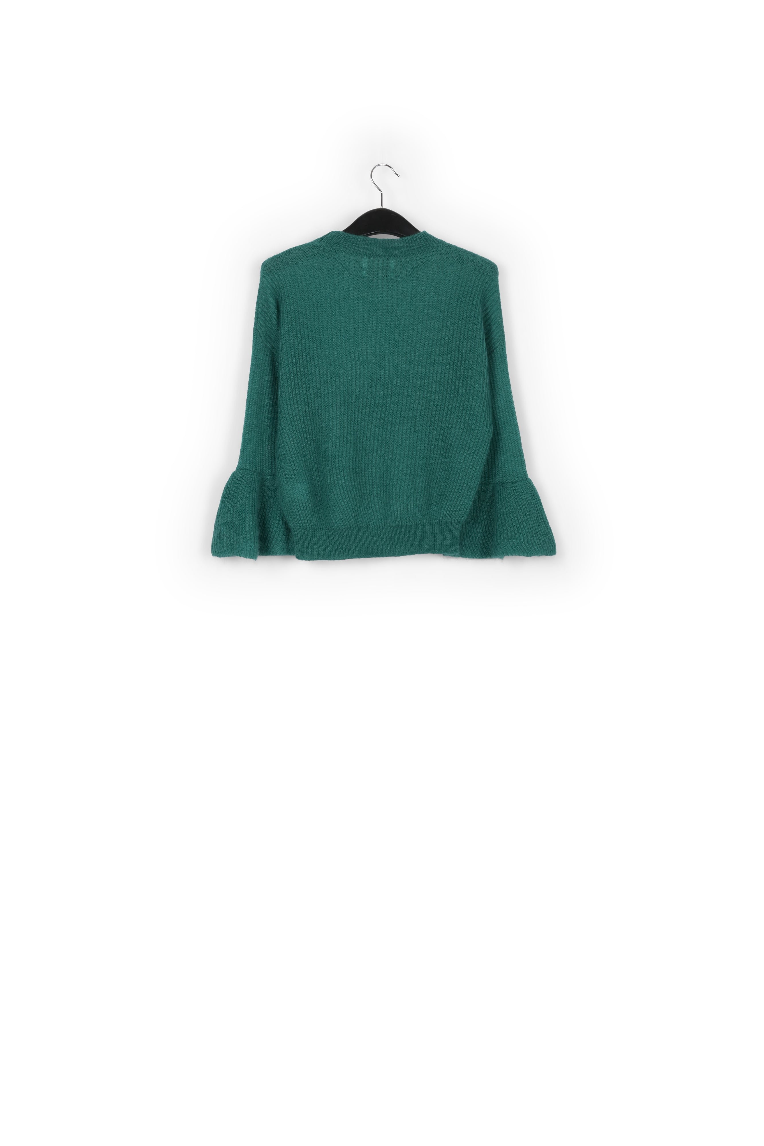 Pull vert à manches volantées RE—SSENTIEL | Essentiel second hand