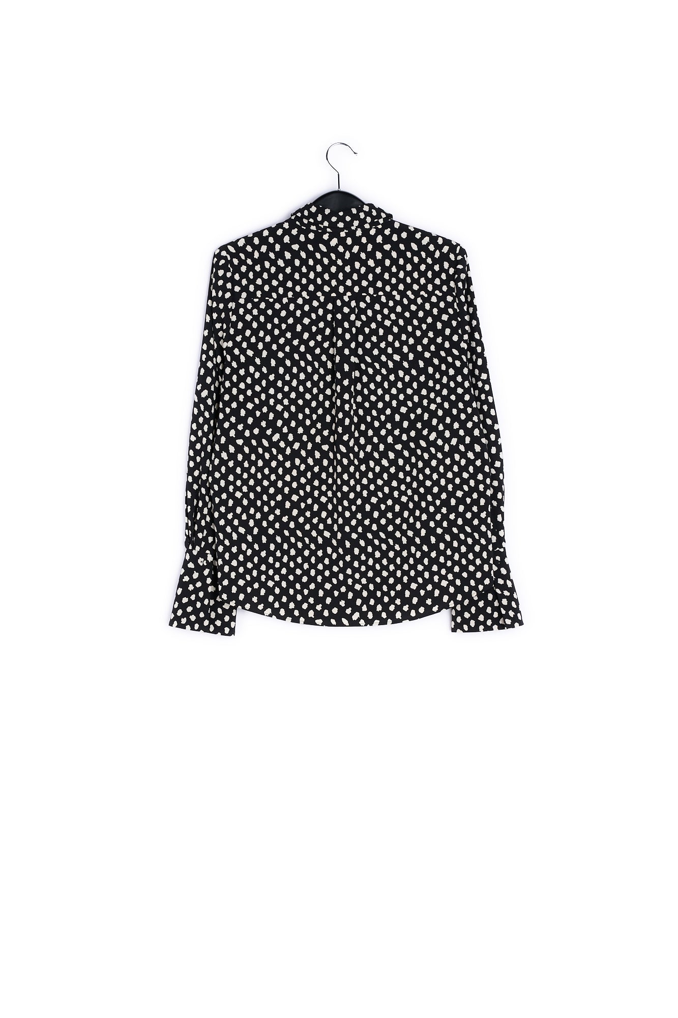 Black polka dot shirt RE—SSENTIEL | Essentiel second hand
