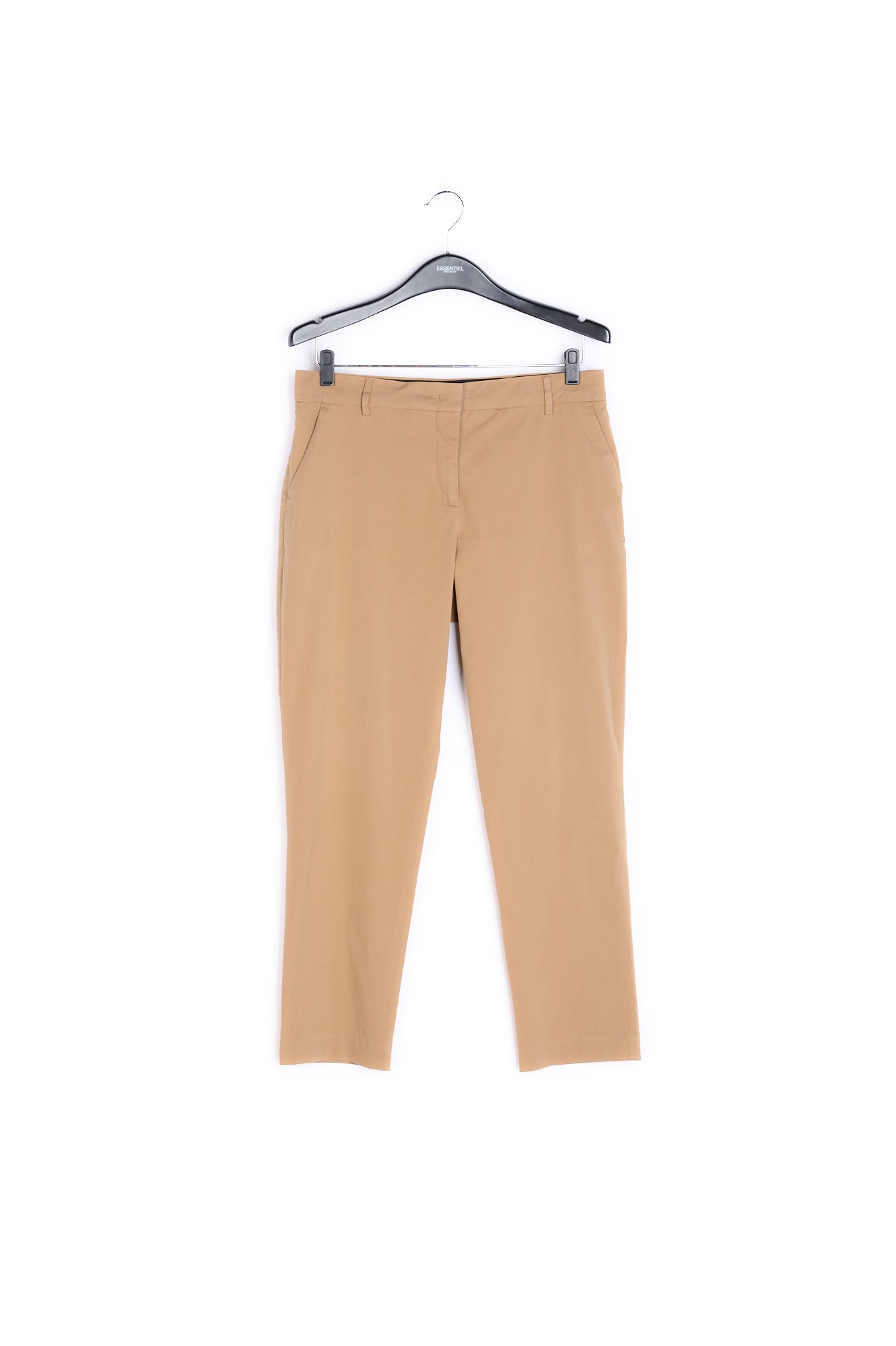 Brown plaid tailored trousers RE—SSENTIEL | Essentiel second hand