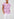 Pink flower print top with ruffled sleeves Faume - seconde main