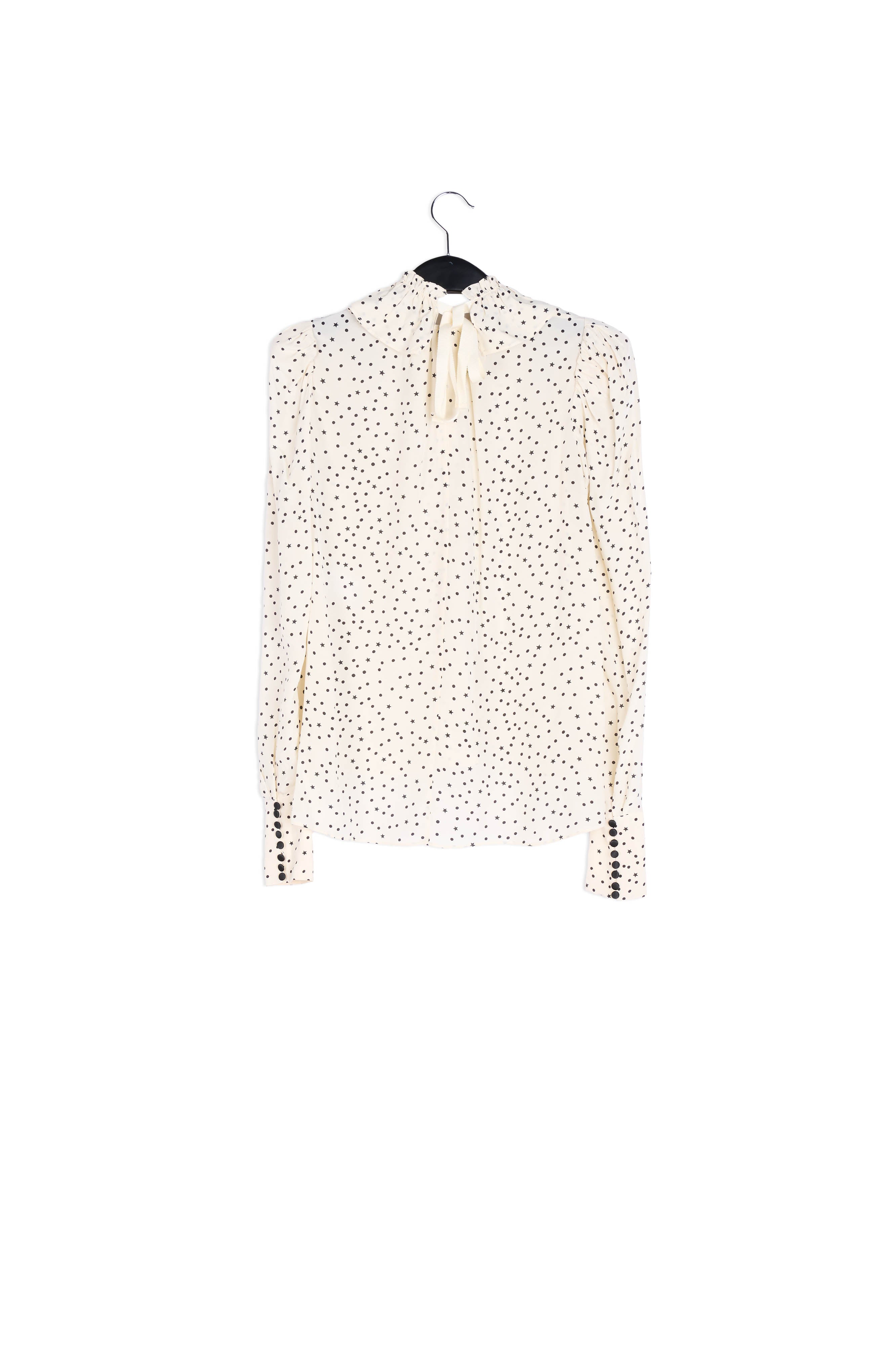 Off-white polka dot top RE—SSENTIEL | Essentiel second hand