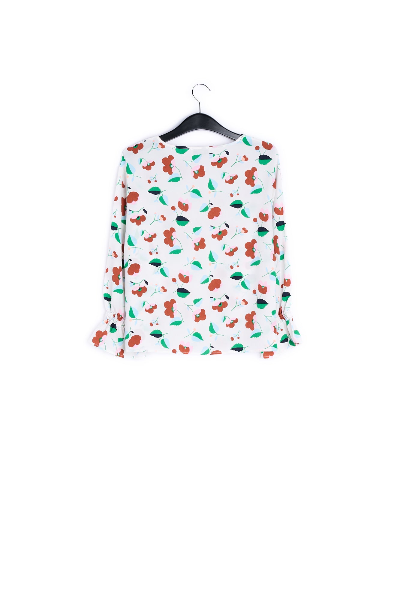 Off-white floral bouse RE—SSENTIEL | Essentiel second hand