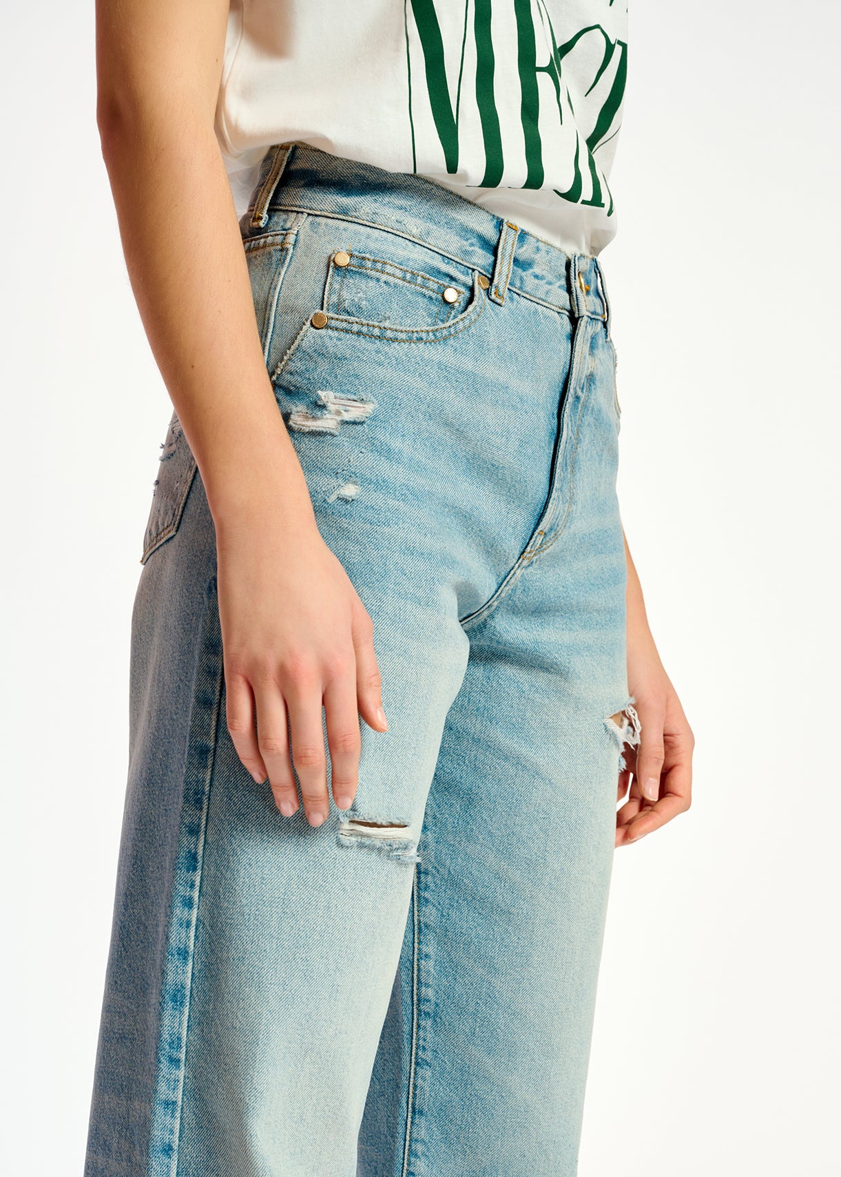 Jean boyfriend bleu RE—SSENTIEL | Essentiel second hand