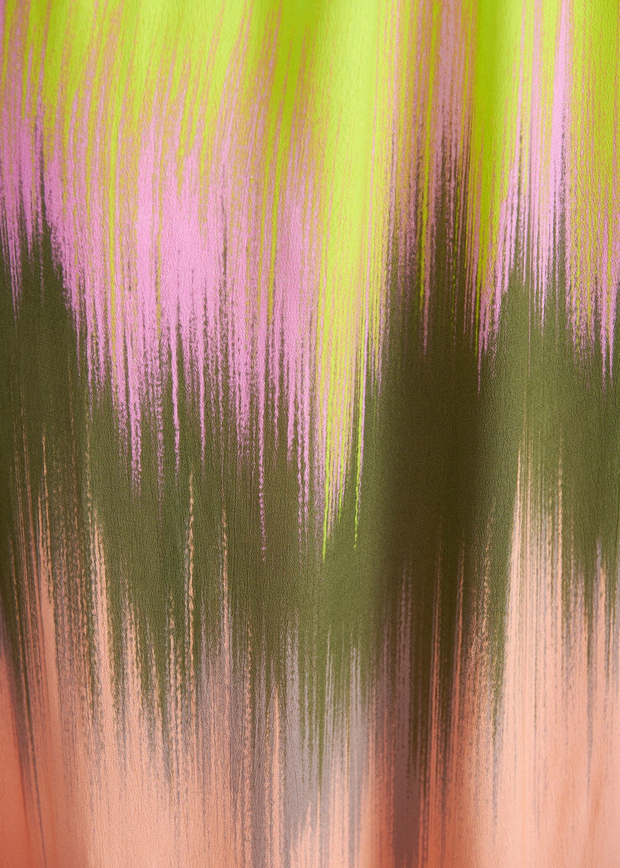 Robe maxi vert citron, pêche et kaki RE—SSENTIEL | Essentiel second hand