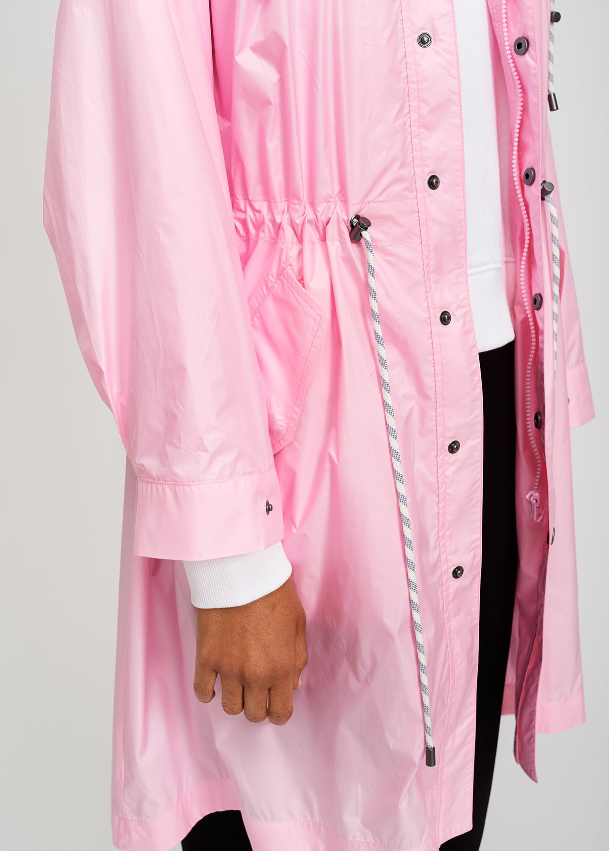 Pink spring rain jacket RE—SSENTIEL | Essentiel second hand