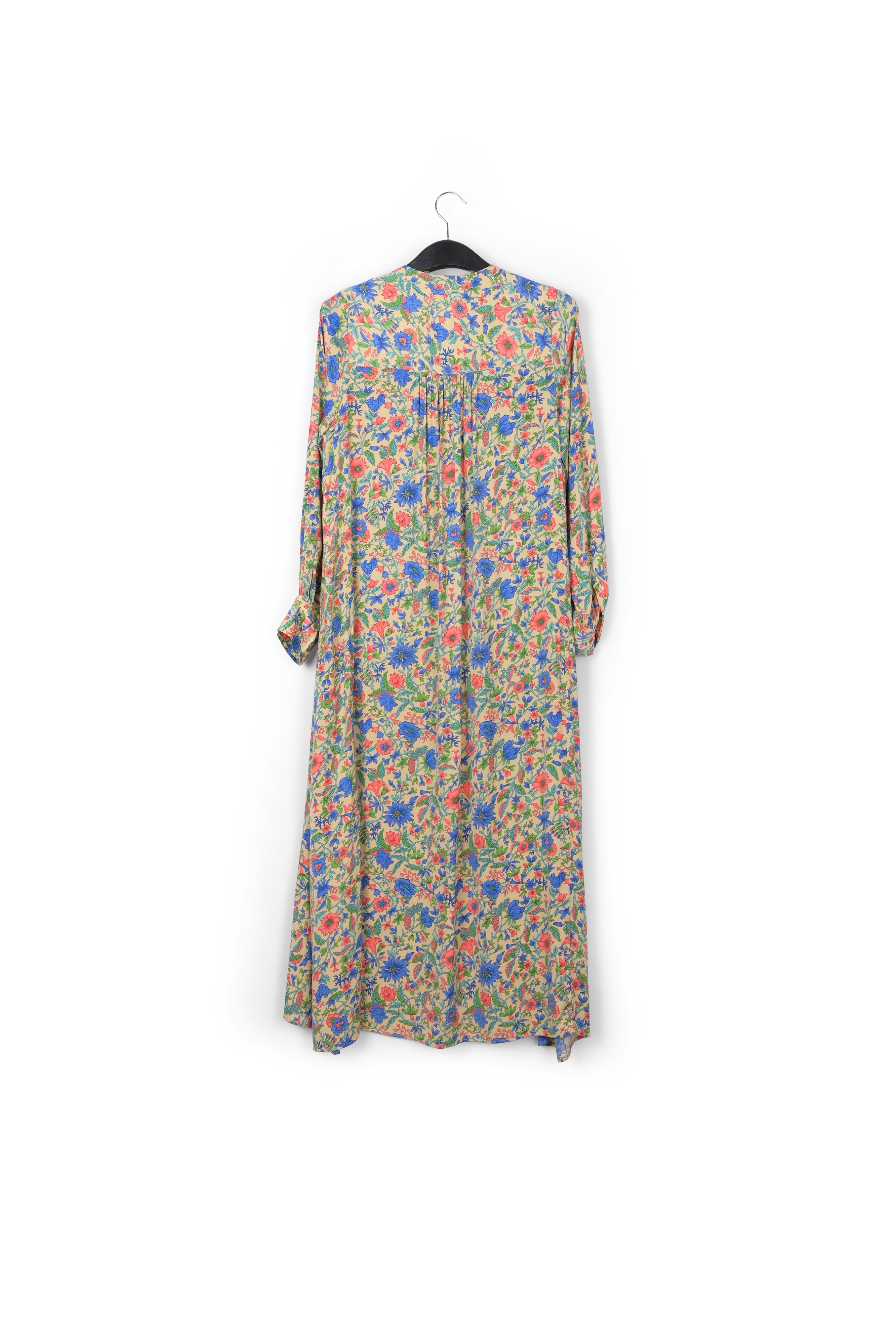 Robe chemise crème à imprimé fleuri RE—SSENTIEL | Essentiel second hand