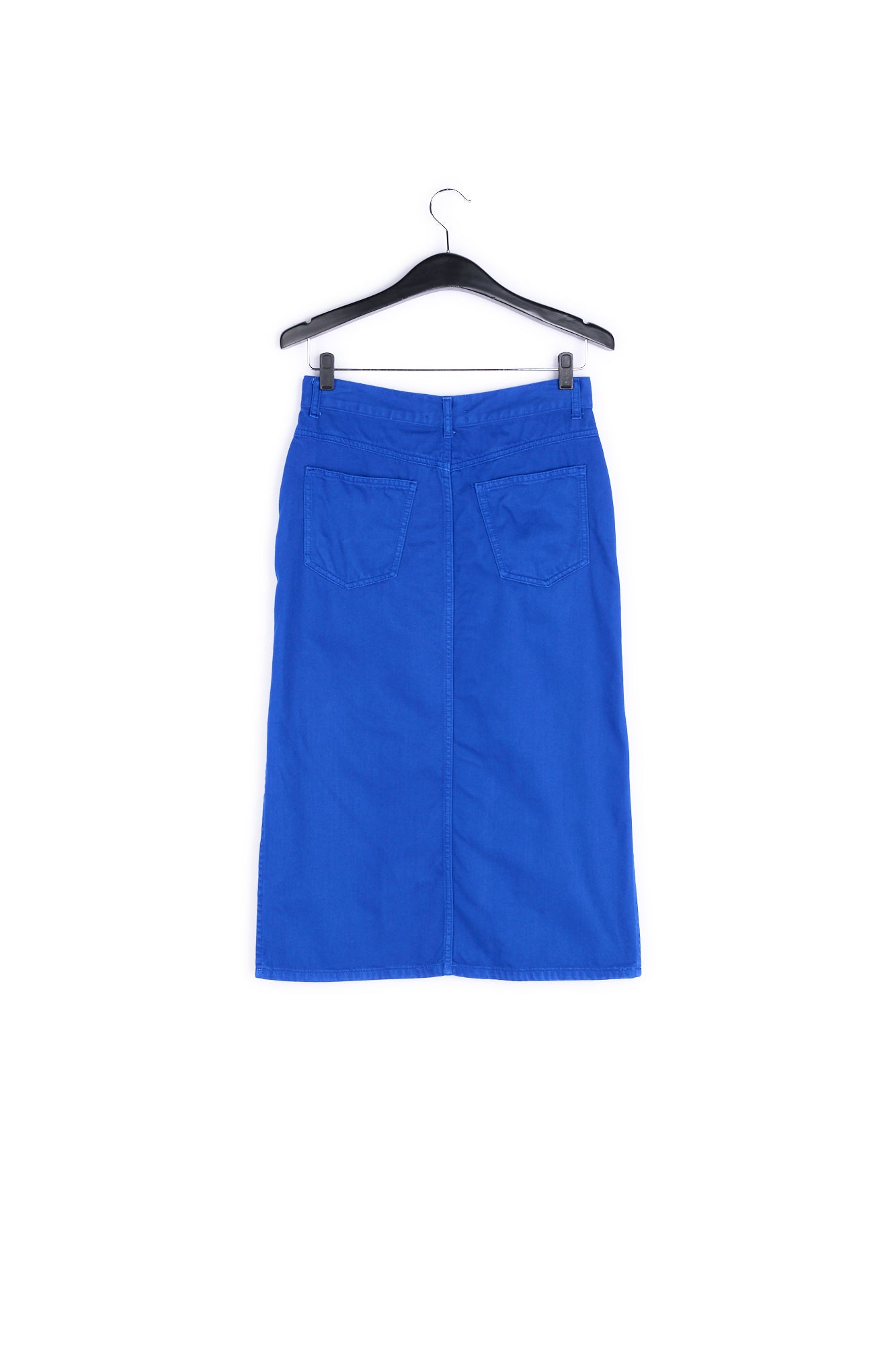 Blue high-waisted pencil skirt RE—SSENTIEL | Essentiel second hand