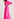 Robe maxi portefeuille rose fluo à pois Faume - seconde main