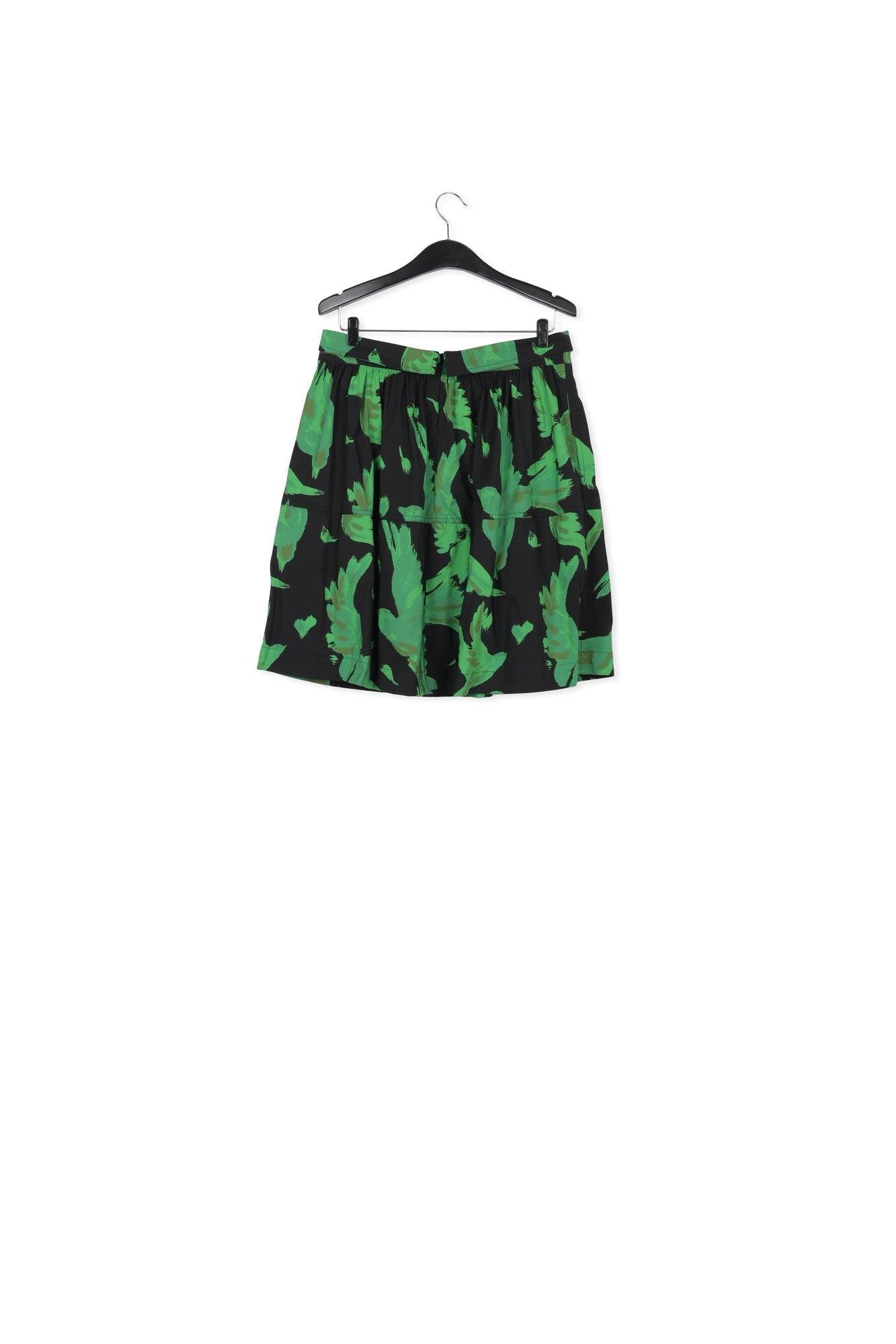 Black and green gathered mini skirt RE—SSENTIEL | Essentiel second hand