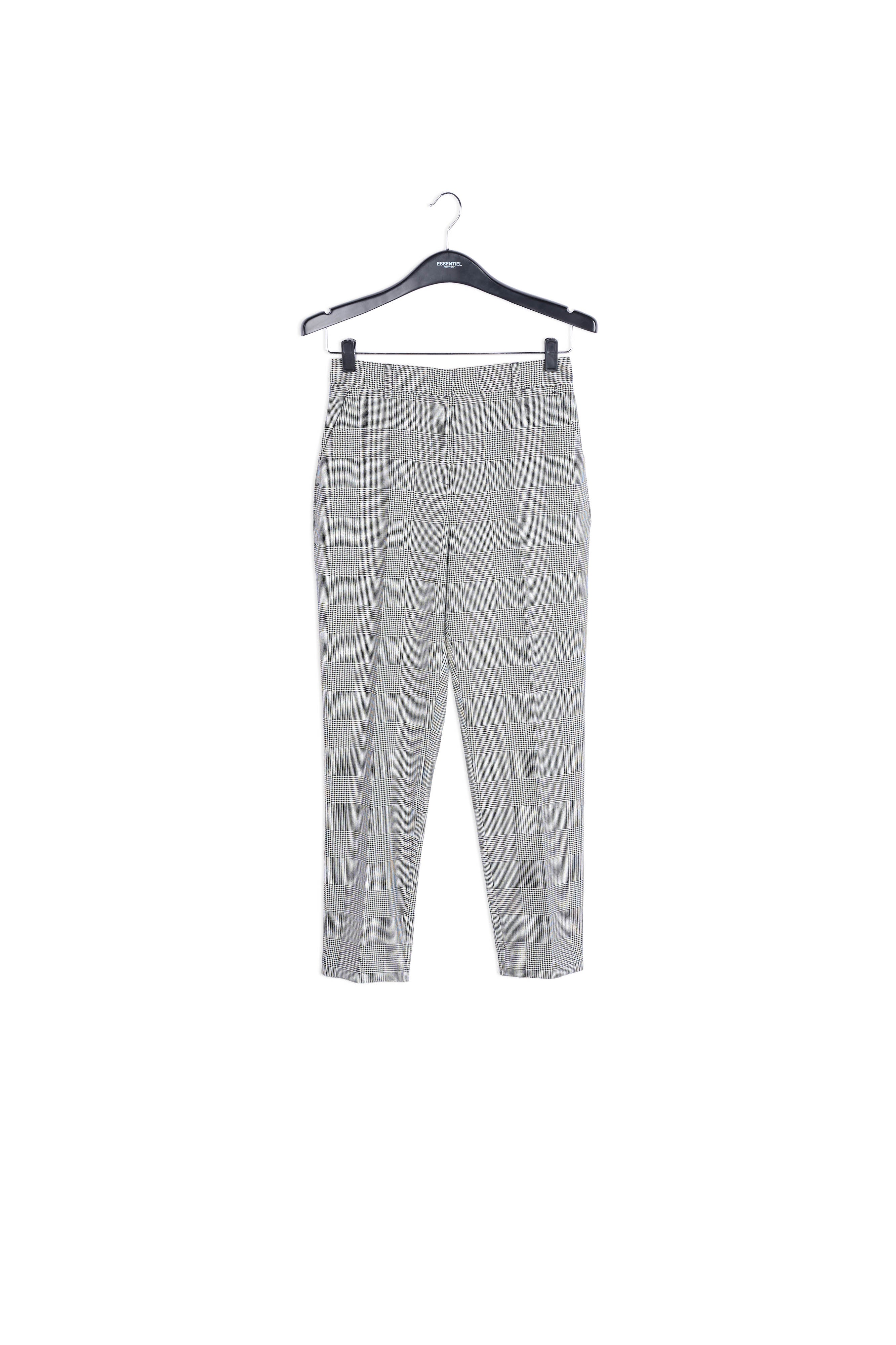Black and white checked pants RE—SSENTIEL | Essentiel second hand