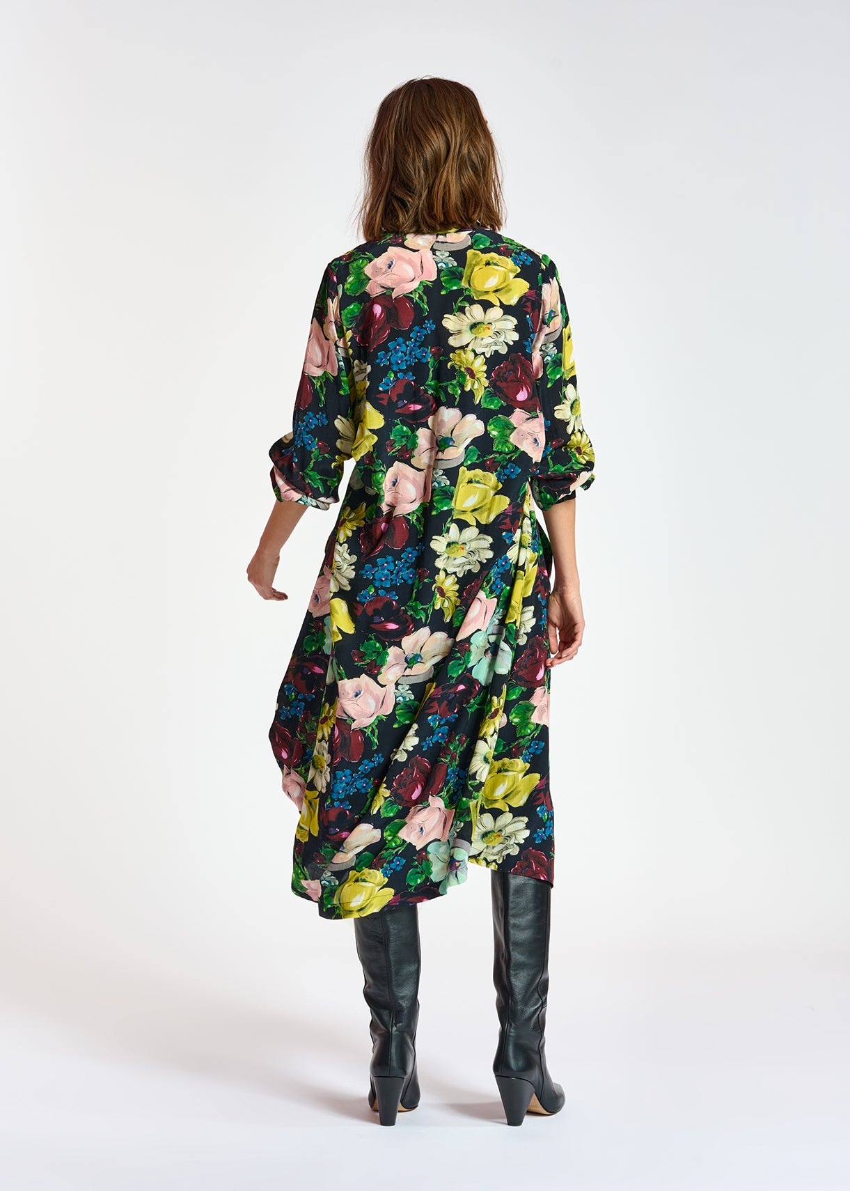 Aspiration wijde midijurk RE—SSENTIEL | Essentiel second hand