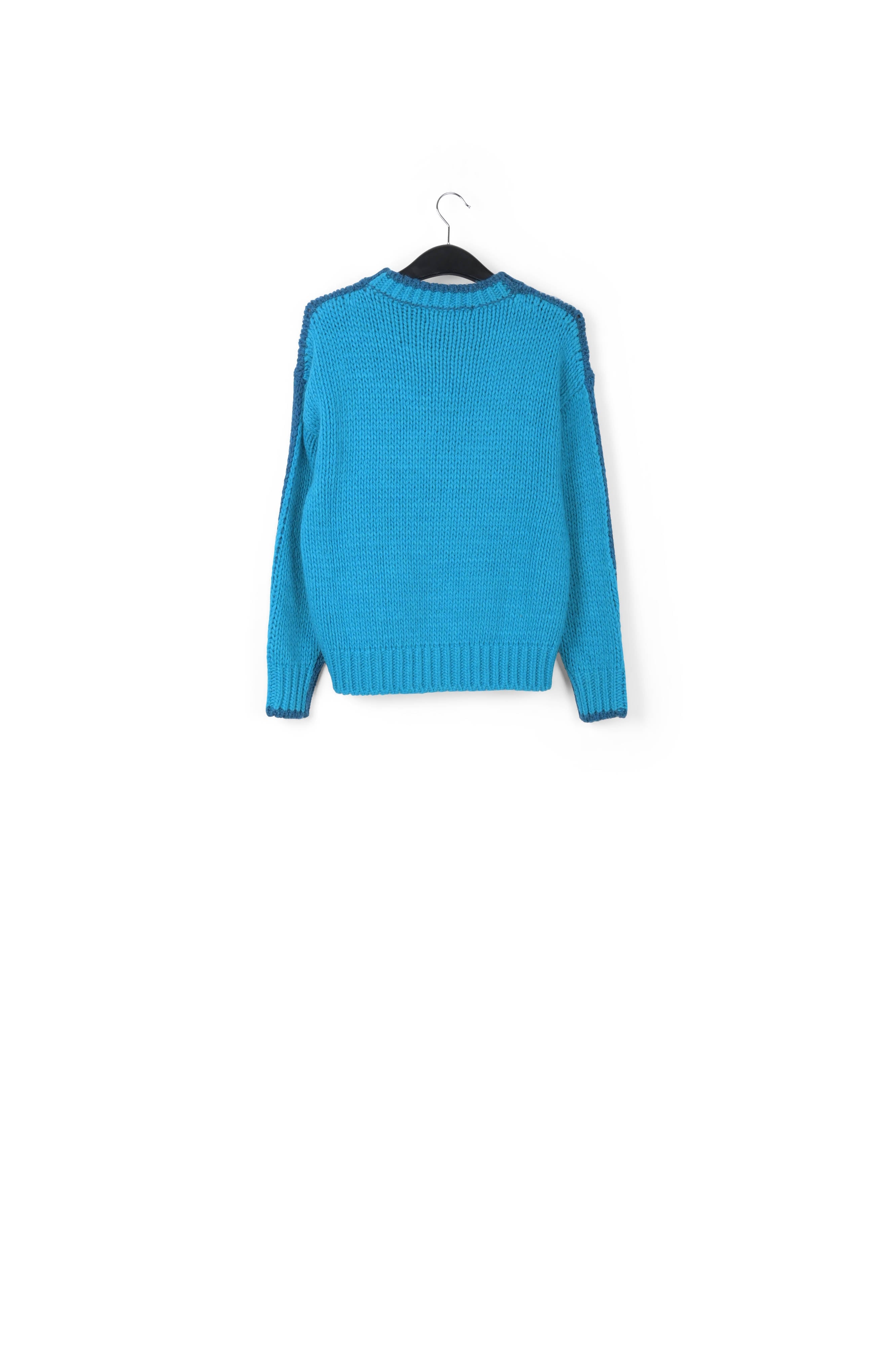 Pull en tricot épais lilas et rose RE—SSENTIEL | Essentiel second hand