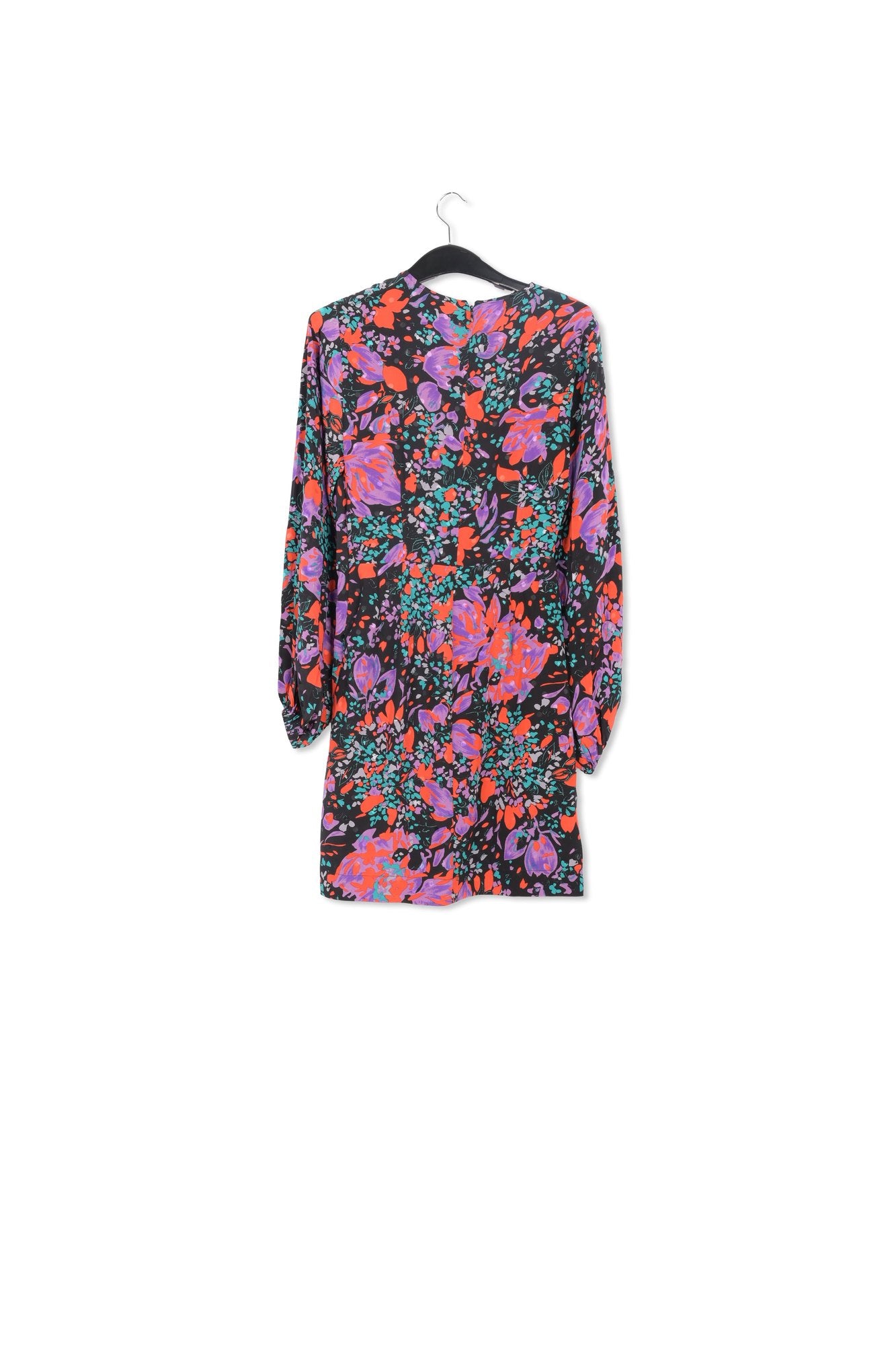 Mini-robe noire en jacquard de soie RE—SSENTIEL | Essentiel second hand