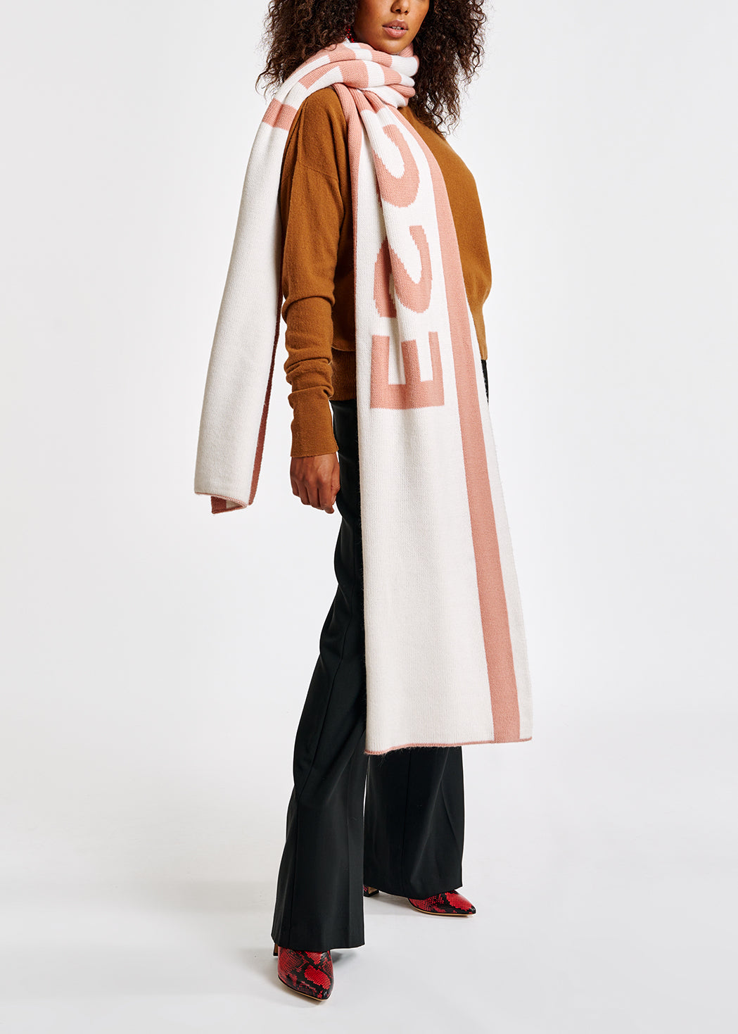 Camel merino wool blend sweater RE—SSENTIEL | Essentiel second hand