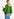 Cardigan vert en mohair et laine Faume - seconde main