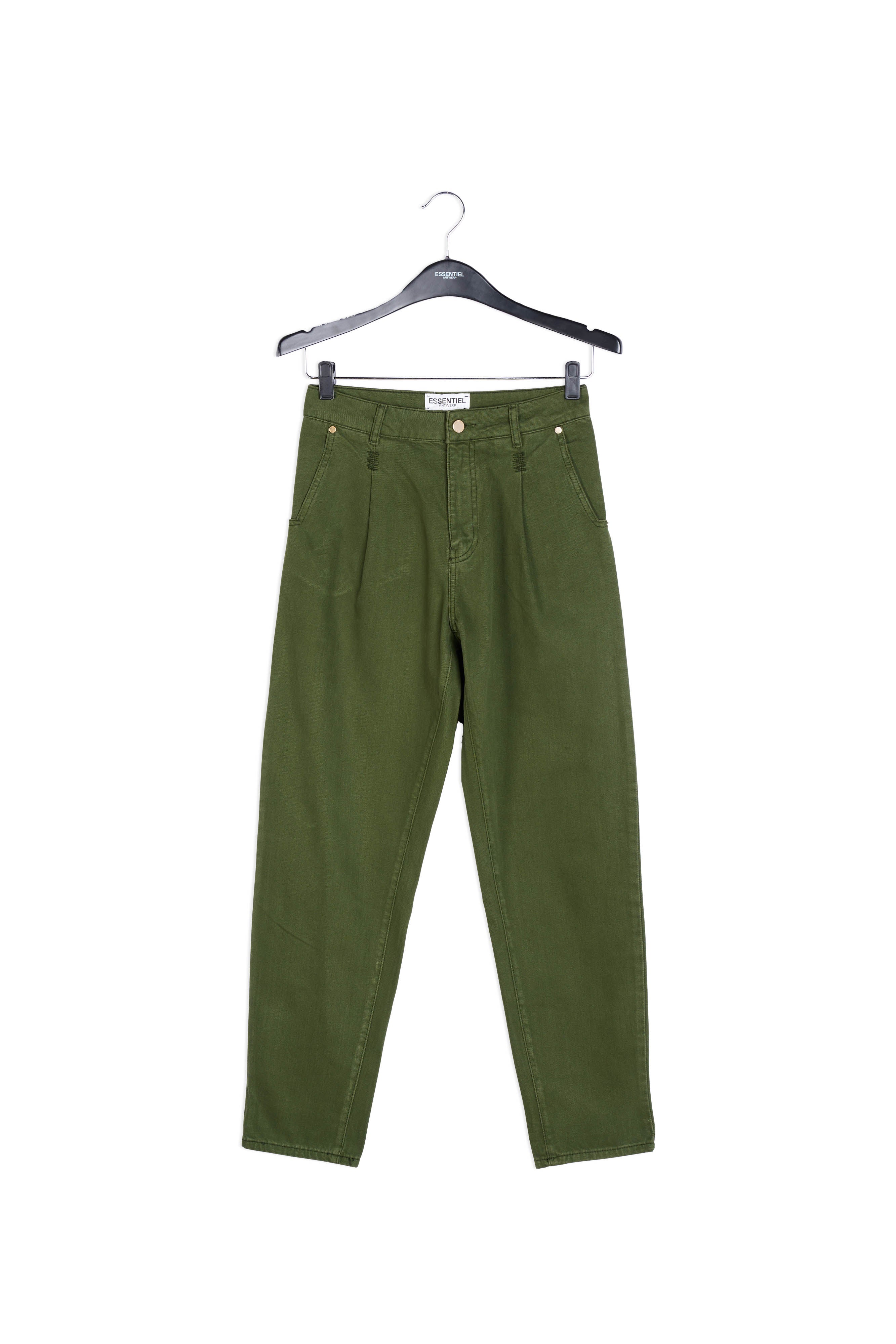 Pine green tapered jeans RE—SSENTIEL | Essentiel second hand