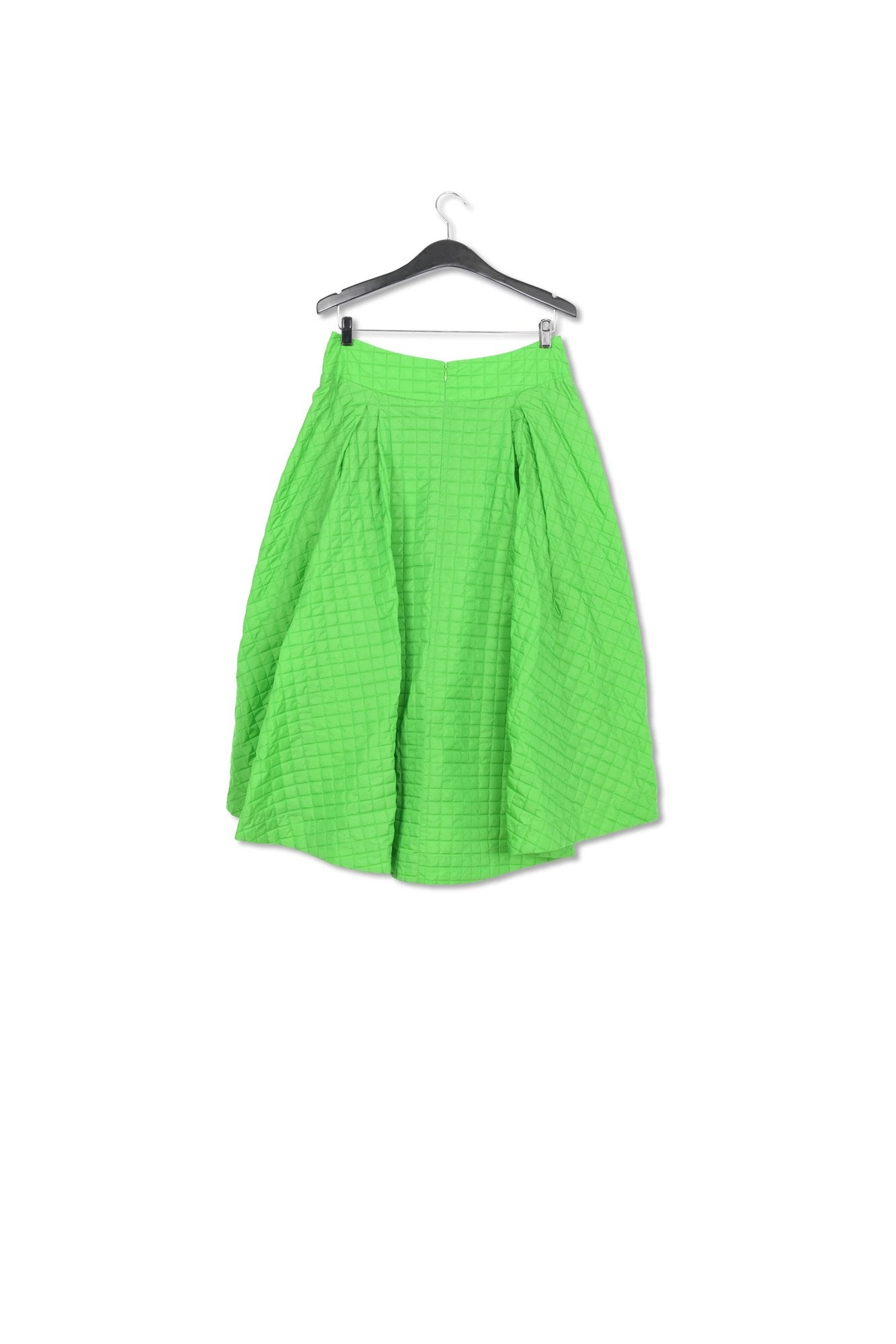 Green pleated midi skirt RE—SSENTIEL | Essentiel second hand