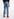 Blue cropped high-rise flared jeans Faume - seconde main