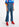 Blue cotton-stretch flared-fit jeans Faume - seconde main