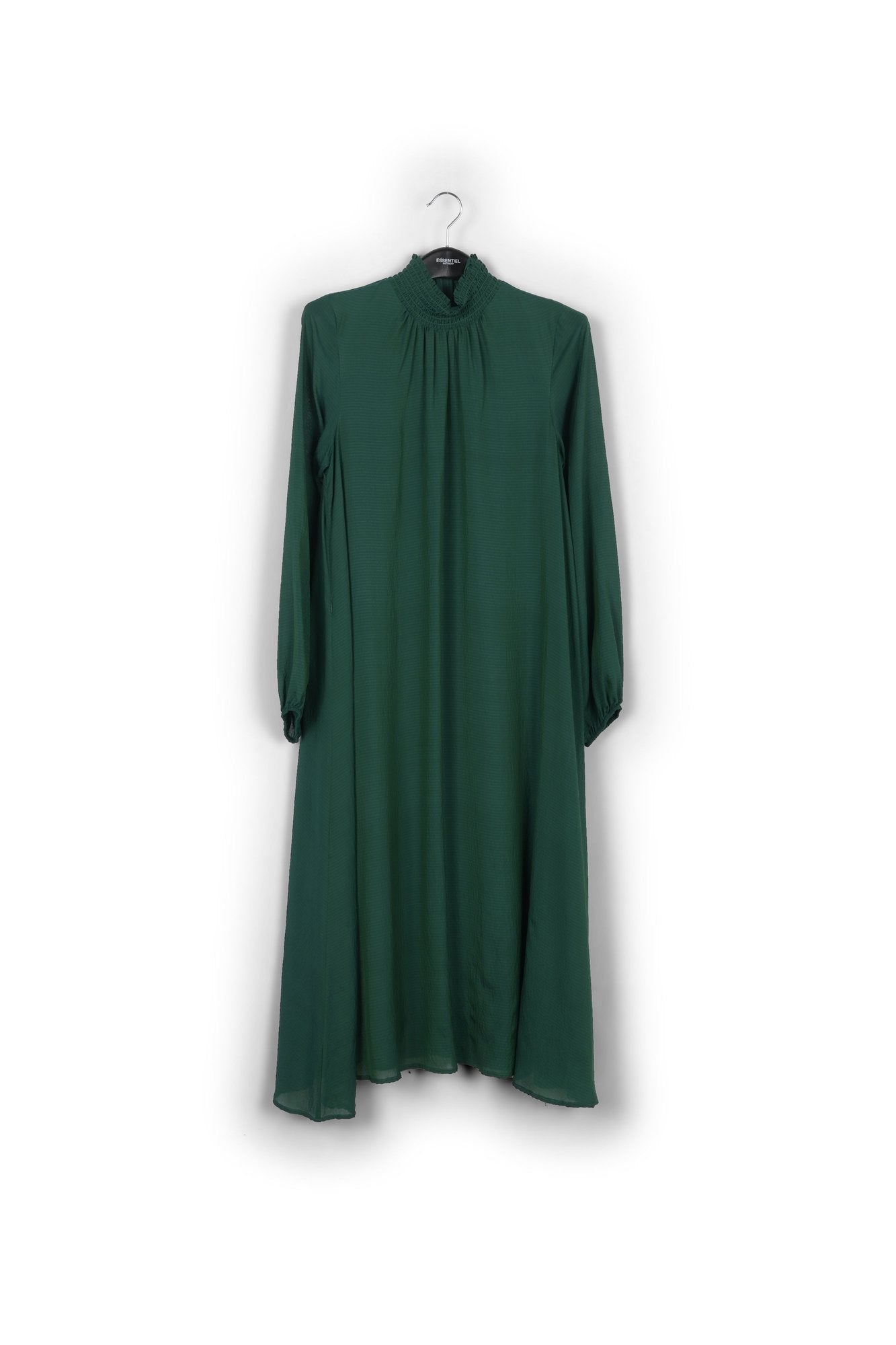 Dark green midi-length dress RE—SSENTIEL | Essentiel second hand