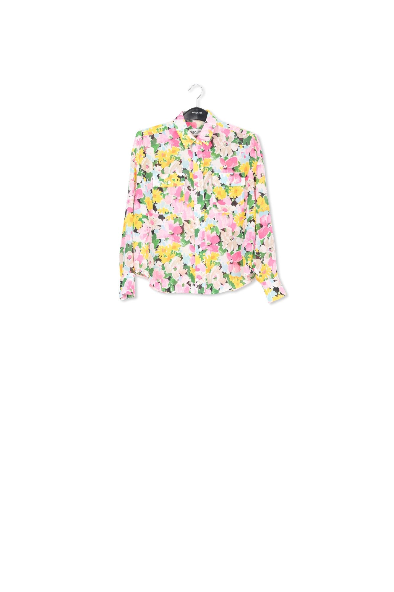 Multicolored floral-print shirt RE—SSENTIEL | Essentiel second hand
