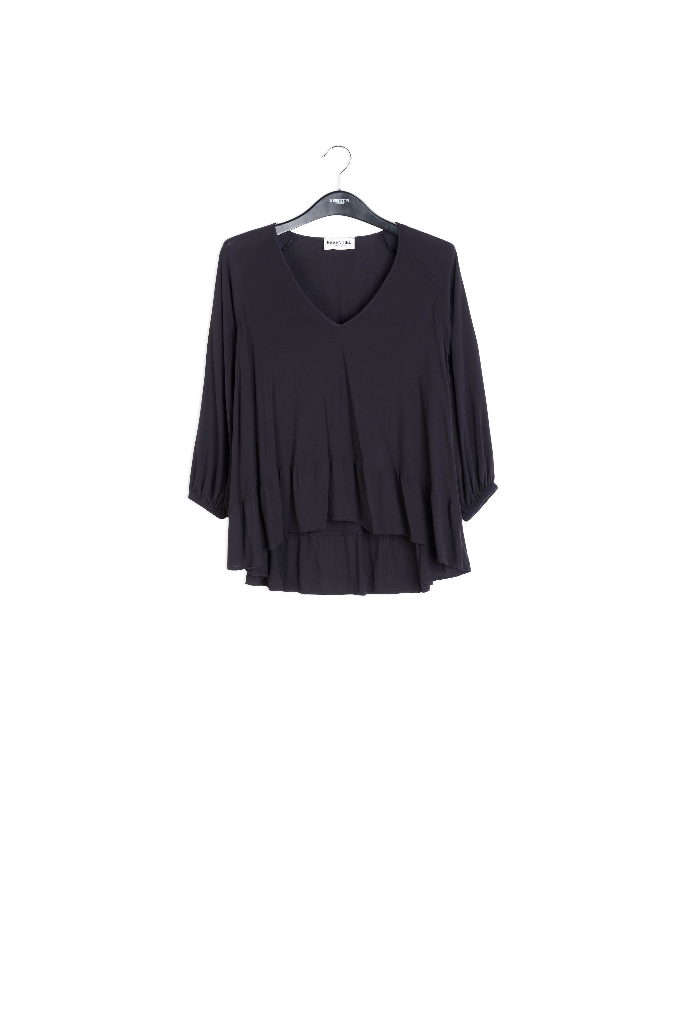 Hemd Zwart RE—SSENTIEL | Essentiel second hand