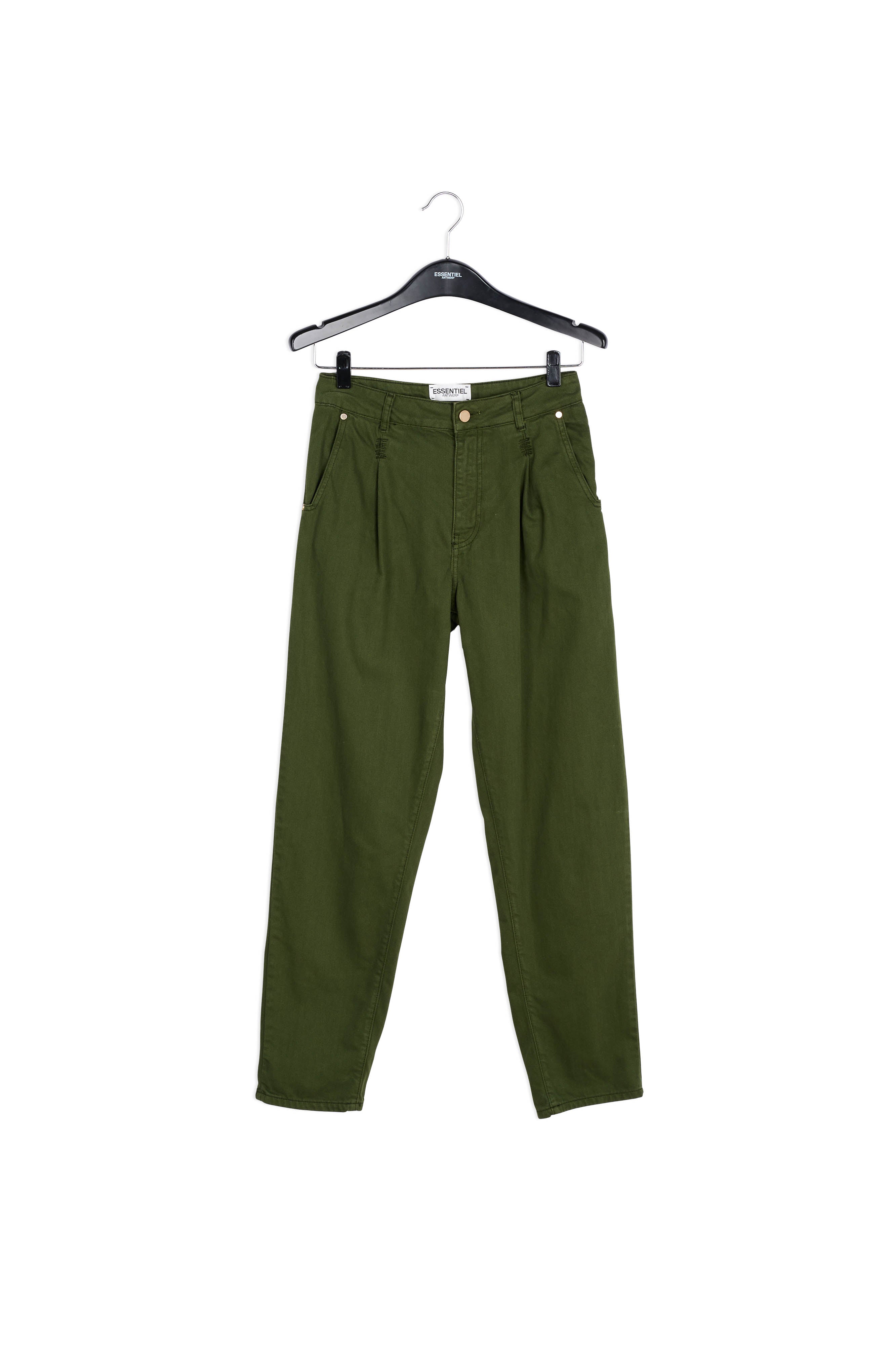 Jean fuselé vert pin RE—SSENTIEL | Essentiel second hand