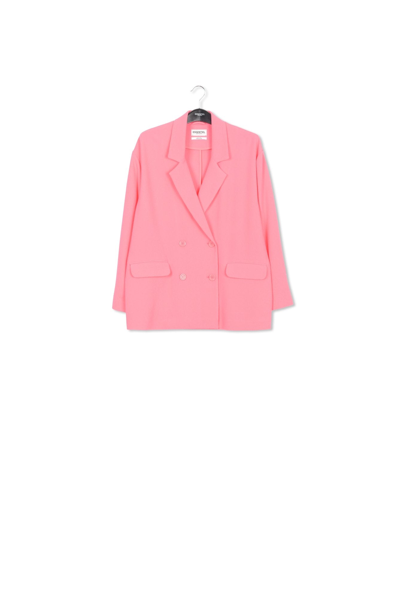Pink double-breasted blazer RE—SSENTIEL | Essentiel second hand