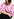 Lichtroze jacquard top met pofmouwen Faume - seconde main