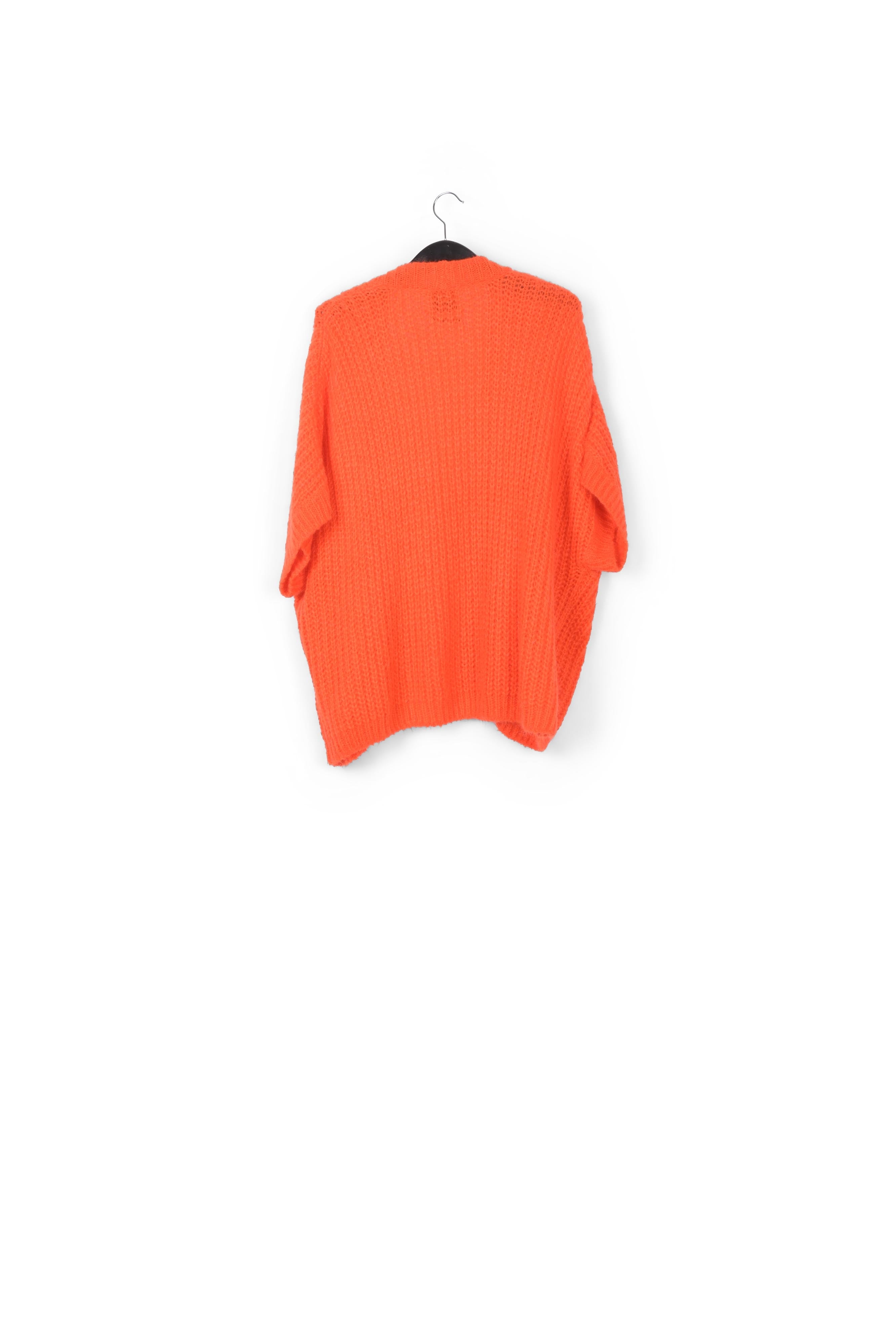 Cardigan orange en mohair mélangé RE—SSENTIEL | Essentiel second hand