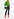 Green puffed-sleeve top Faume - seconde main