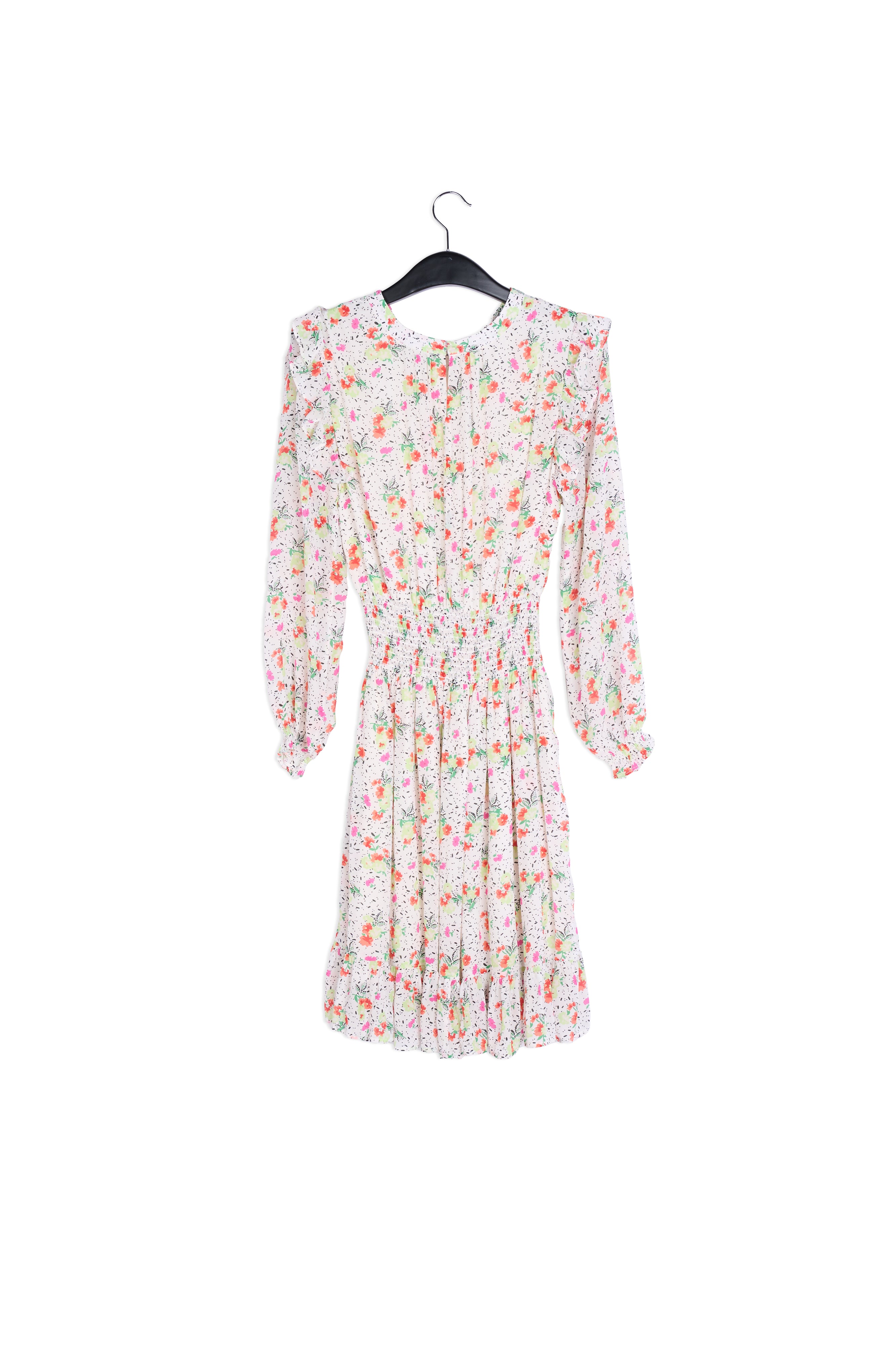 Robe midi blanc cassé à imprimé floral RE—SSENTIEL | Essentiel second hand