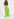 Lime green overdyed wide-leg jeans Faume - seconde main