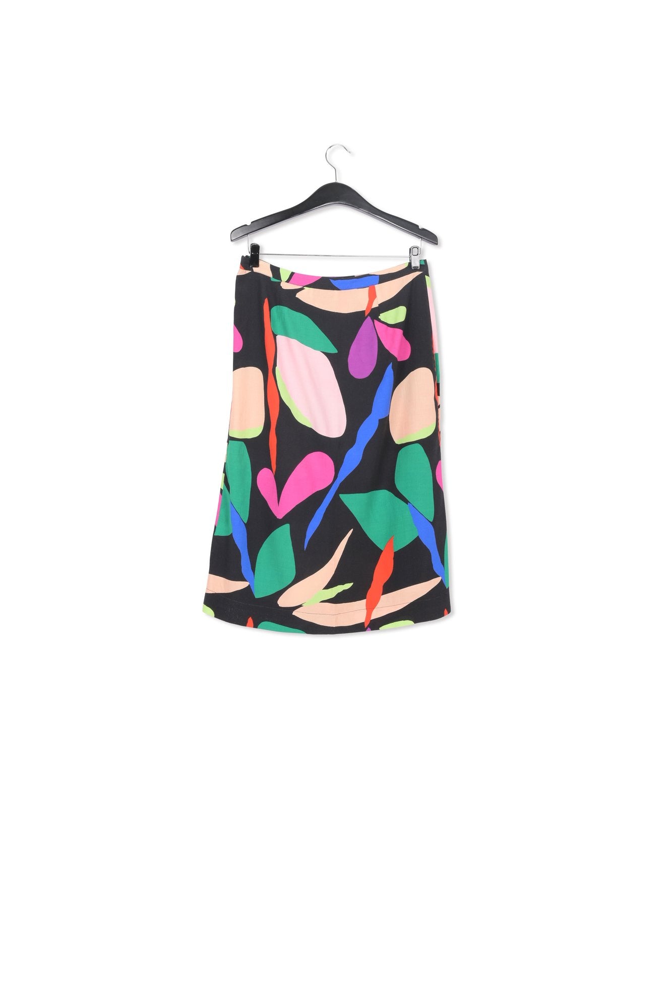 Multicolor floral printed midi skirt RE—SSENTIEL | Essentiel second hand