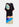 Black midi-length dress with multicolor print Faume - seconde main