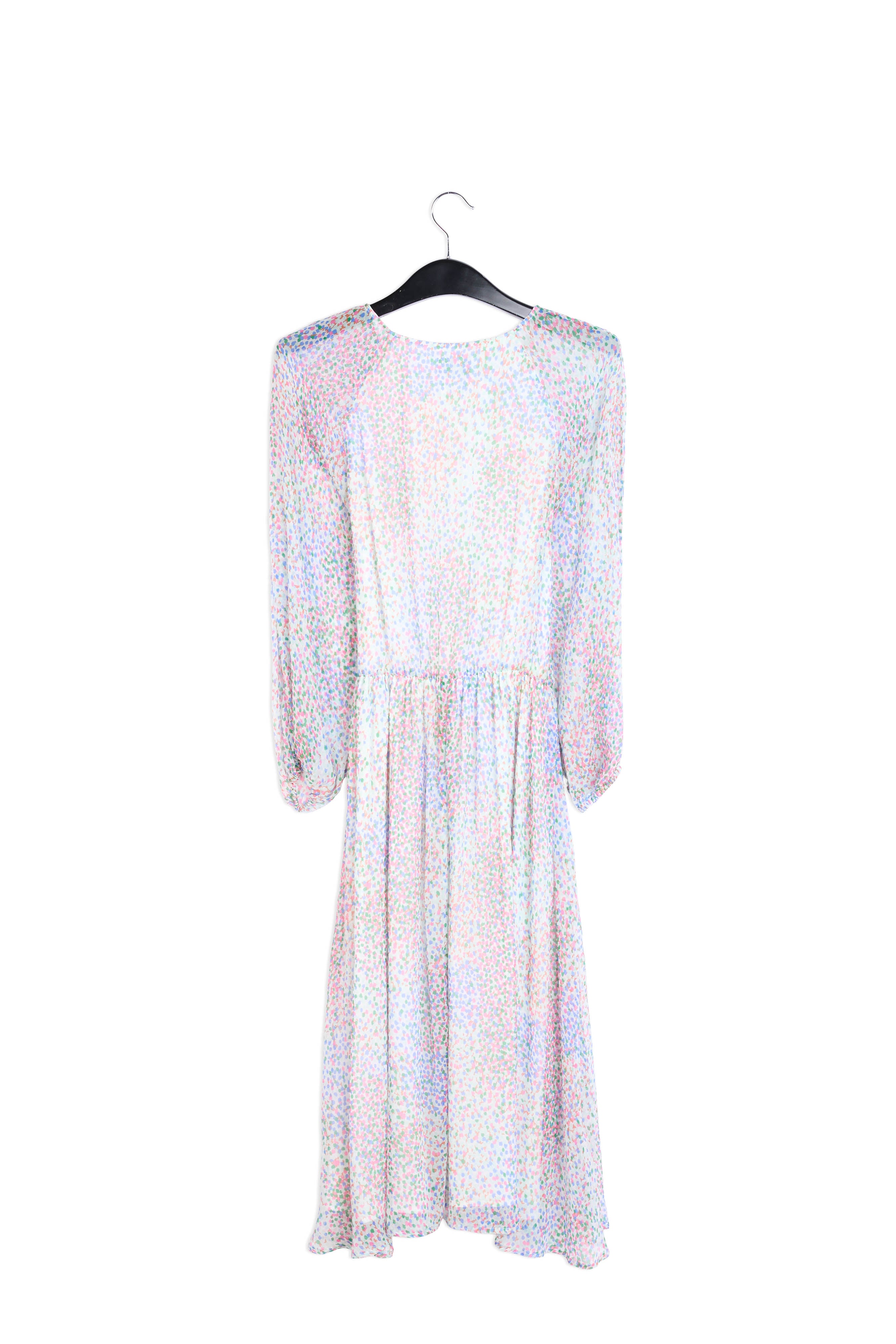 Abstract print silk dress RE—SSENTIEL | Essentiel second hand