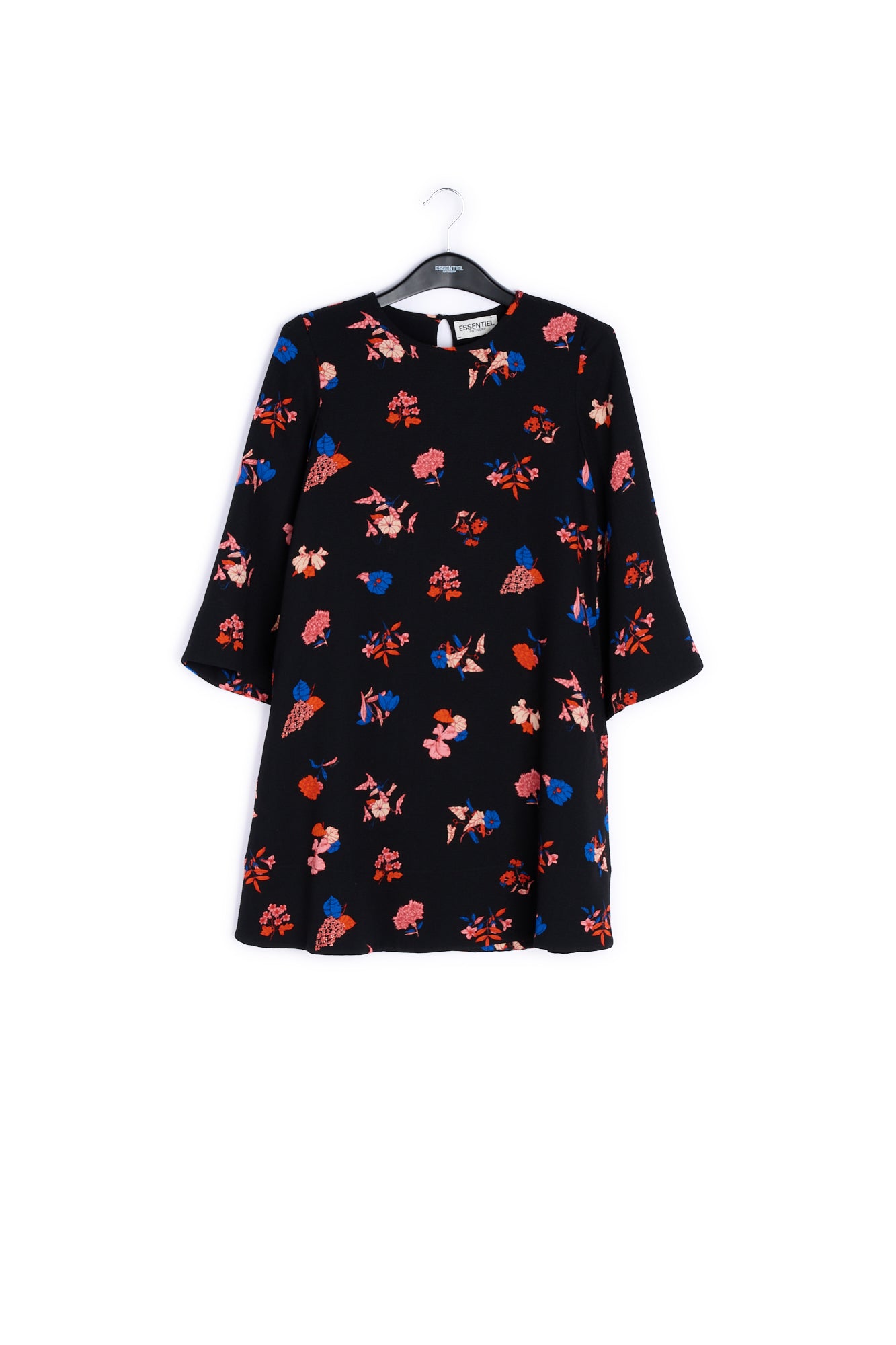 Off white dress with flared sleeves RE—SSENTIEL | Essentiel second hand