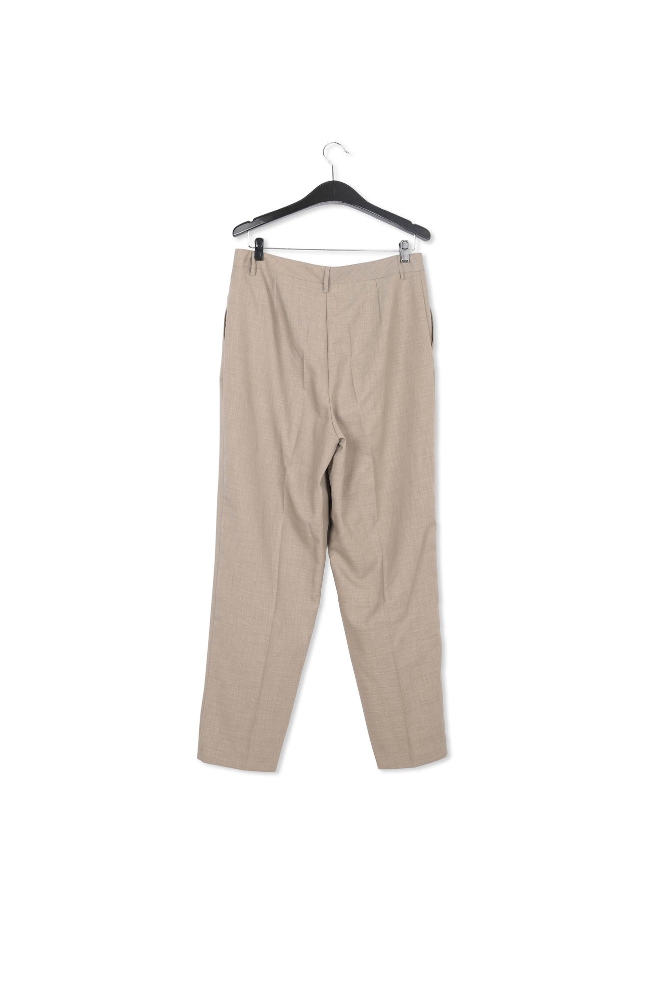 Khaki tapered-fit pants RE—SSENTIEL | Essentiel second hand